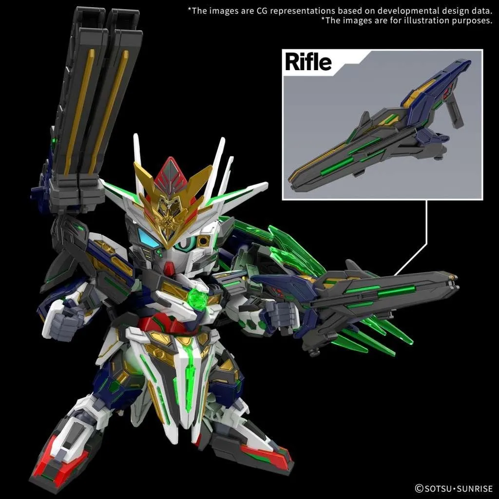 GUNDAM - SDW HEROES CAPTAIN QAN[T] GF - Model Kit